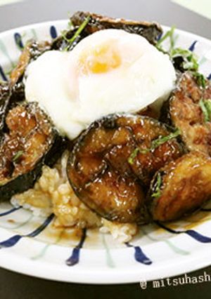 B&W ナスのこってり丼-レシピのメイン写真