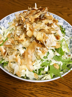 ちりめんココナッツサラダ-レシピのメイン写真