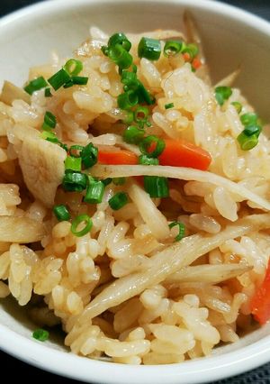 わが家の豚バラ炊き込みご飯✿*:・-レシピのメイン写真