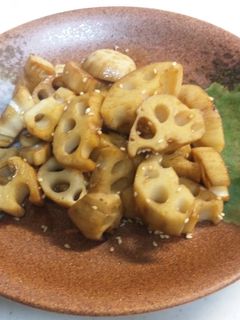 バターしょうゆレンコン-レシピのメイン写真