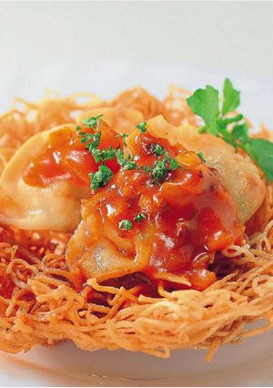 カリカリ素麺のミートソース-レシピのメイン写真