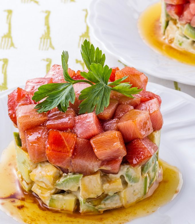 まぐろとアボカドのタルタルサラダ by イオン 【クックパッド】 簡単