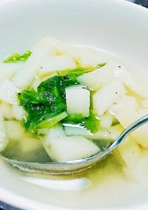 味付けは塩コショウのみ、ジャガイモスープ-レシピのメイン写真