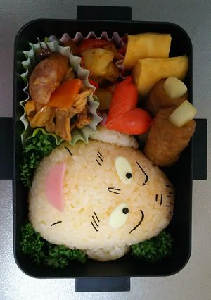 旦那⭐キャラ弁 友蔵-レシピのメイン写真