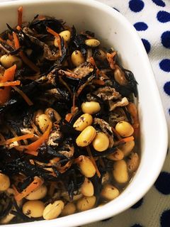 和食の基本★分量簡単!大豆とひじきの煮物-レシピのメイン写真