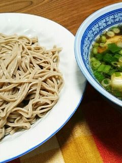 ランチに★簡単かしわつけ蕎麦♪-レシピのメイン写真