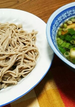 ランチに★簡単かしわつけ蕎麦♪-レシピのメイン写真