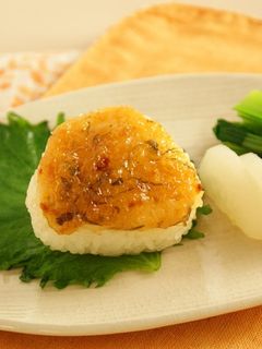 簡単焼きおにぎり!~梅しそみそ~-レシピのメイン写真