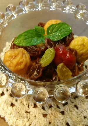 ドライフルーツ コアントロー漬け-レシピのメイン写真