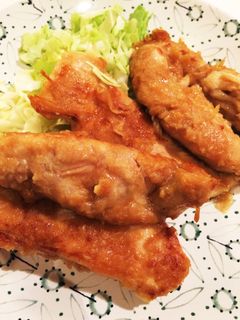 鶏ササミの生姜焼き-レシピのメイン写真