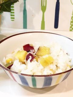 さつまいもとコーンの炊き込みご飯-レシピのメイン写真