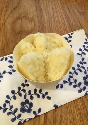 離乳食に♡紙コップで簡単蒸しパン-レシピのメイン写真