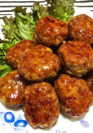 食感がたまらない♬レンコン入りつくね♡-レシピのメイン写真