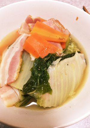 超簡単！ベーコン&白菜煮-レシピのメイン写真