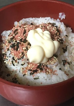ふりかけ超節約 タラコマヨ丼-レシピのメイン写真