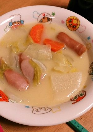 冬野菜と鶏胸肉のスープシチュー-レシピのメイン写真