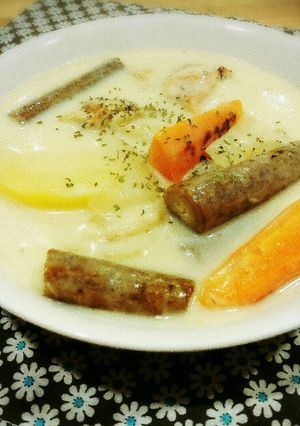 ごろごろ焼き色根菜のシチュー✩わける派-レシピのメイン写真