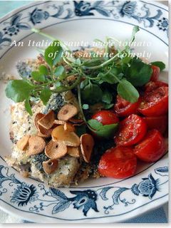 イワシのイタリアンソテー焼きトマト添え-レシピのメイン写真