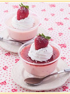 *いちごのババロア*-レシピのメイン写真