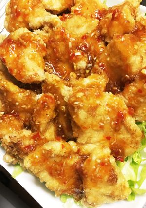 鶏胸肉のエスニック風竜田揚げ♡-レシピのメイン写真
