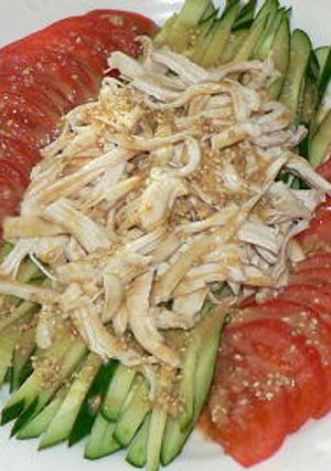 鶏ムネ肉でしっとり仕上げる棒々鶏-レシピのメイン写真
