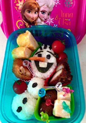 キャラ弁オラフ-レシピのメイン写真