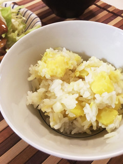 さつまいもとりんごのご飯-レシピのメイン写真
