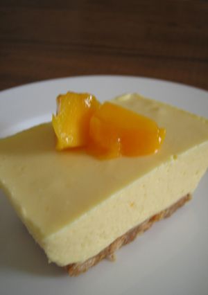 簡単！マンゴーレアチーズケーキ-レシピのメイン写真