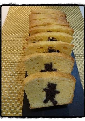 どこを切ってもくまちゃんパウンドケーキ-レシピのメイン写真