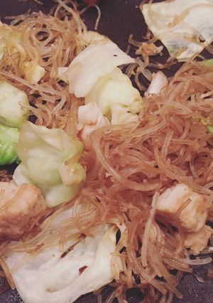 Fried noodles (v)-レシピのメイン写真