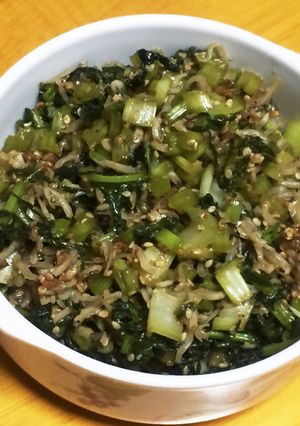 カブの葉でご飯の友-レシピのメイン写真