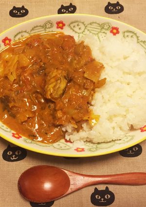 鯖缶とサワークリームのフィッシュカレー-レシピのメイン写真