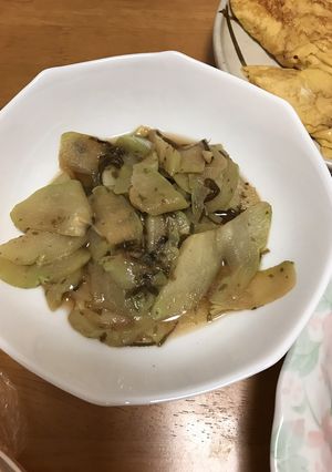 ハヤトウリの塩昆布炒め-レシピのメイン写真