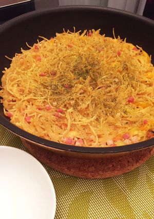 パスタのパエリア 簡単材料でフィデウア-レシピのメイン写真