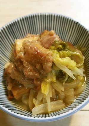 肉巻き絹揚げと*白菜*大根の煮物-レシピのメイン写真