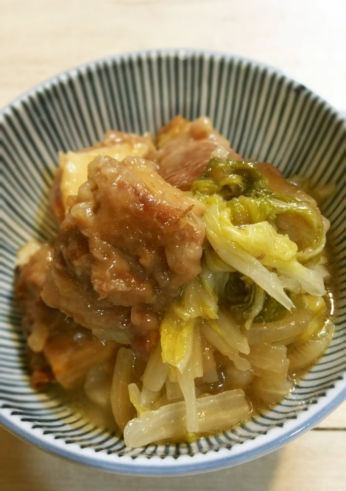 肉巻き絹揚げと*白菜*大根の煮物-レシピのメイン写真