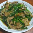 ☆にらと豚バラ肉の焼肉のたれ炒め☆