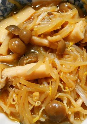 ヘルシー♪しめじとエリンギもやしの甘酢煮-レシピのメイン写真
