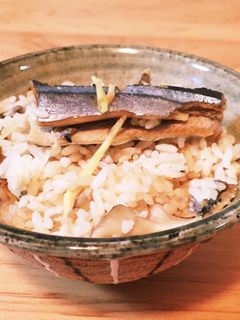 炊飯器だけで楽チン☆さんまの炊き込みご飯-レシピのメイン写真