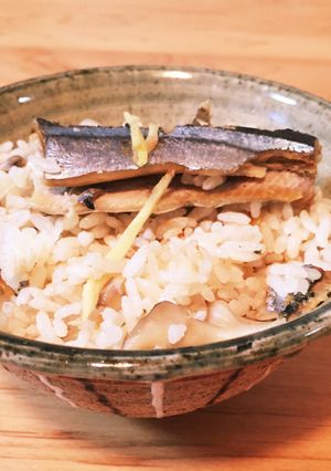 炊飯器だけで楽チン☆さんまの炊き込みご飯-レシピのメイン写真