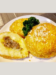 チーズとろける!揚げない簡単コロッケ-レシピのメイン写真