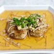 ふわふわ豆腐ハンバーグきのこあんあけ