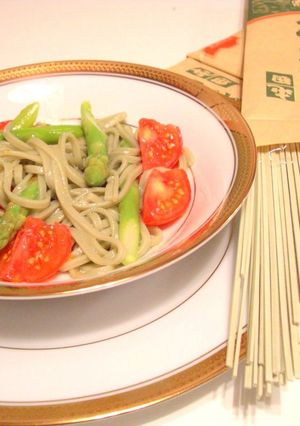 アスパラめんパスタ-レシピのメイン写真
