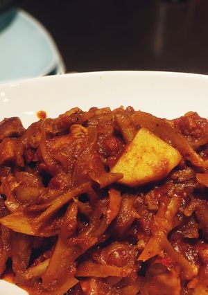 簡単ごちそう☆鶏肉とごぼうのトマト煮込み-レシピのメイン写真