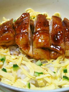 うなぎのたれで★鶏の照り焼き丼-レシピのメイン写真