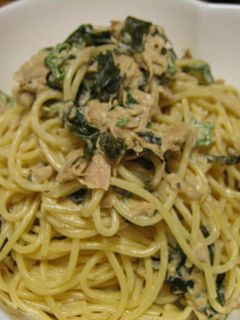 ツナとワカメの和風パスタ-レシピのメイン写真