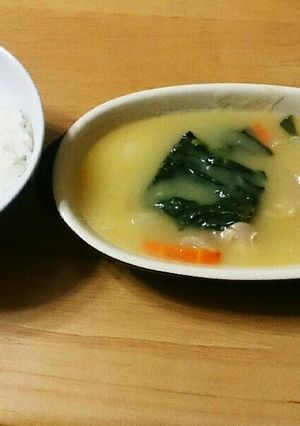 分ける派！ほうれん草シチュー-レシピのメイン写真