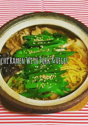 カクテキ入り♪煮込みラーメン鍋-レシピのメイン写真