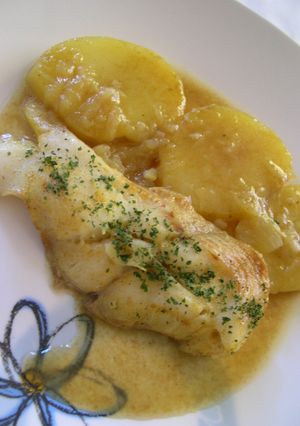 カレイのカレーソース蒸し-レシピのメイン写真