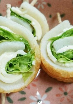 ＊お弁当に♪チーズ＆レタスのちくわ巻き＊-レシピのメイン写真